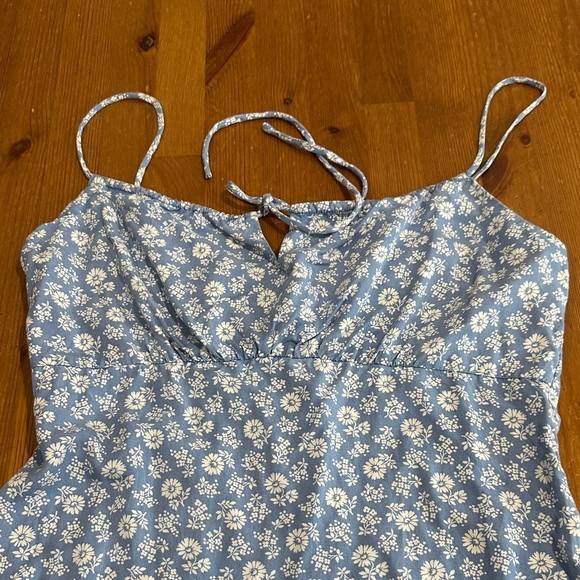 Reformation Blue Floral Mini Dress - Picture 9 of 10